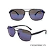 Mens metal double bridge sunglasses